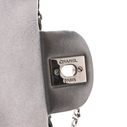Chanel Metallic Lambskin Medium Chain All Over Flap Silver 7 of 12