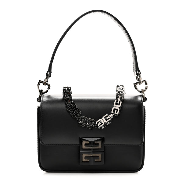 Givenchy Box Calfskin Small 4G Cube Chain Shoulder Bag So Black