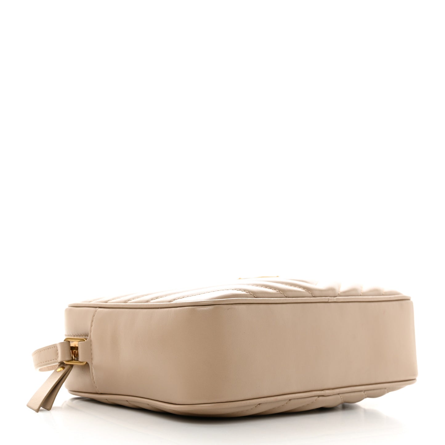 Calfskin Matelasse Monogram Lou Camera Bag Dark Beige
