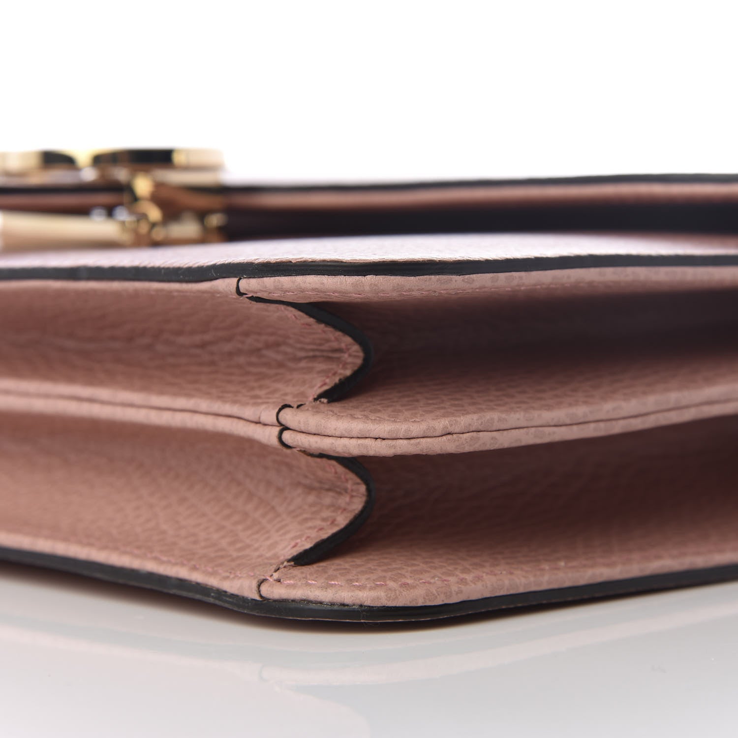 Gucci Dollar Calfskin Interlocking G Shoulder Bag Soft Pink 6 of 8