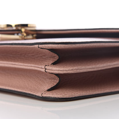 Gucci Dollar Calfskin Interlocking G Shoulder Bag Soft Pink 6 of 8