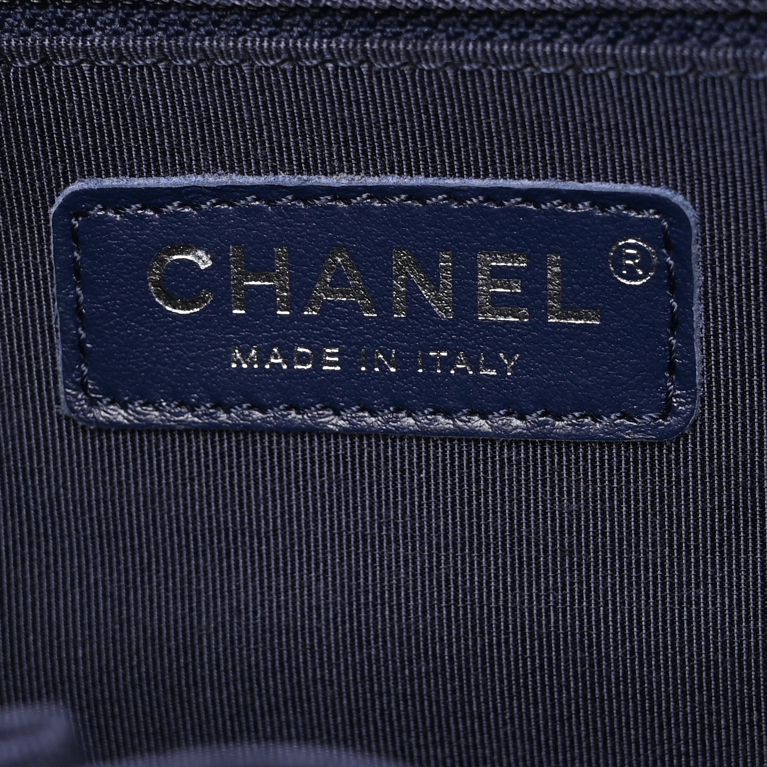 Chanel Denim Calfskin Quilted Medium Gabrielle Logo Hobo Blue 6 of 10