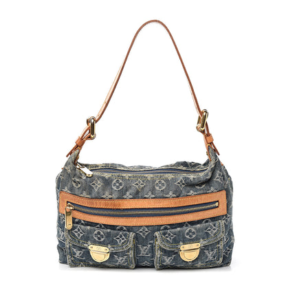 Louis Vuitton Monogram Denim Baggy PM Blue 1 of 11