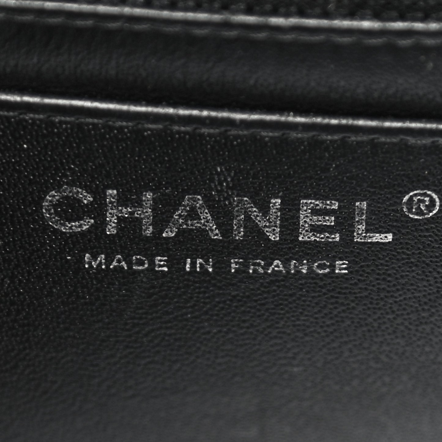 Iridescent Caviar Quilted Mini Square Flap Black