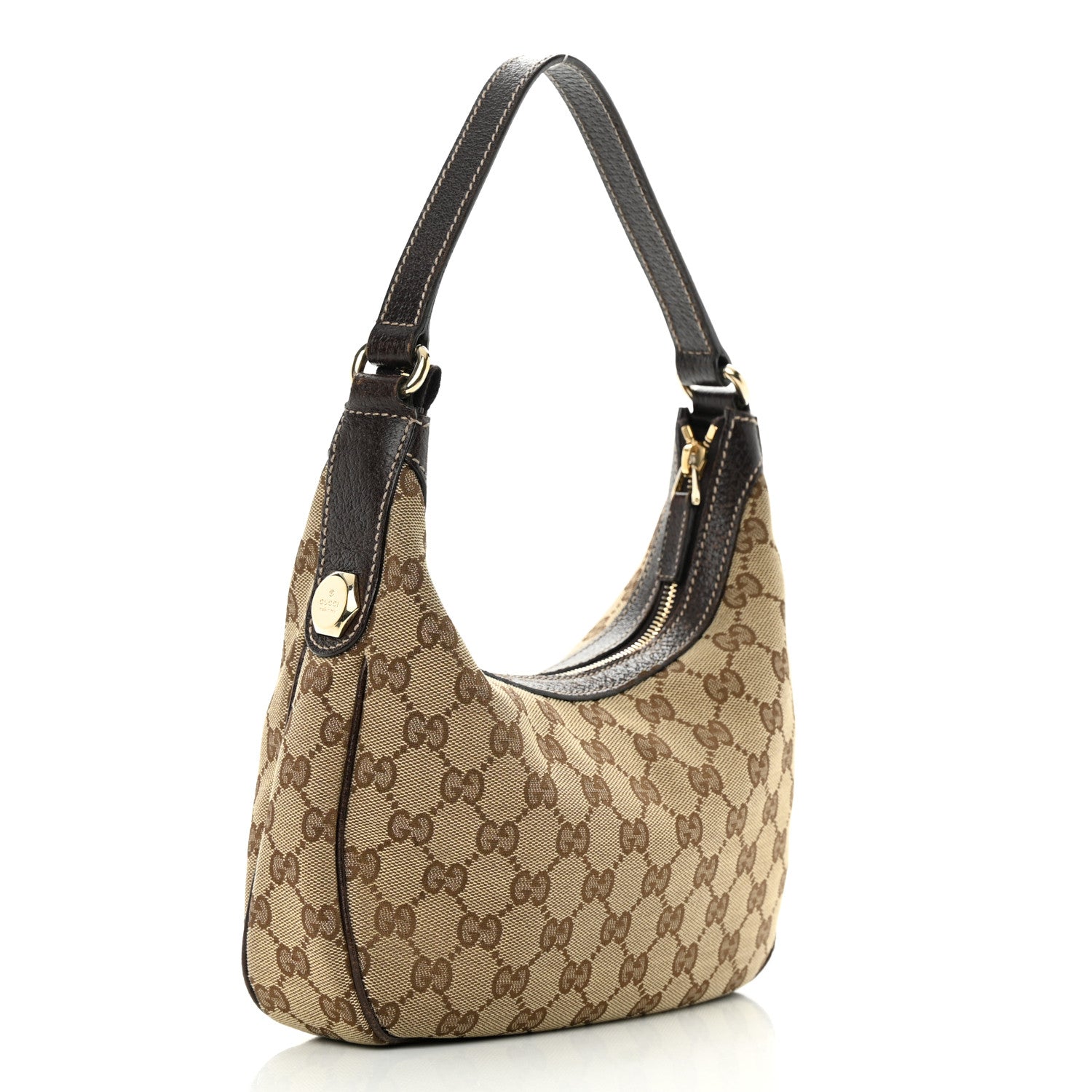 Gucci Monogram Charmy Hobo Brown 3 of 17