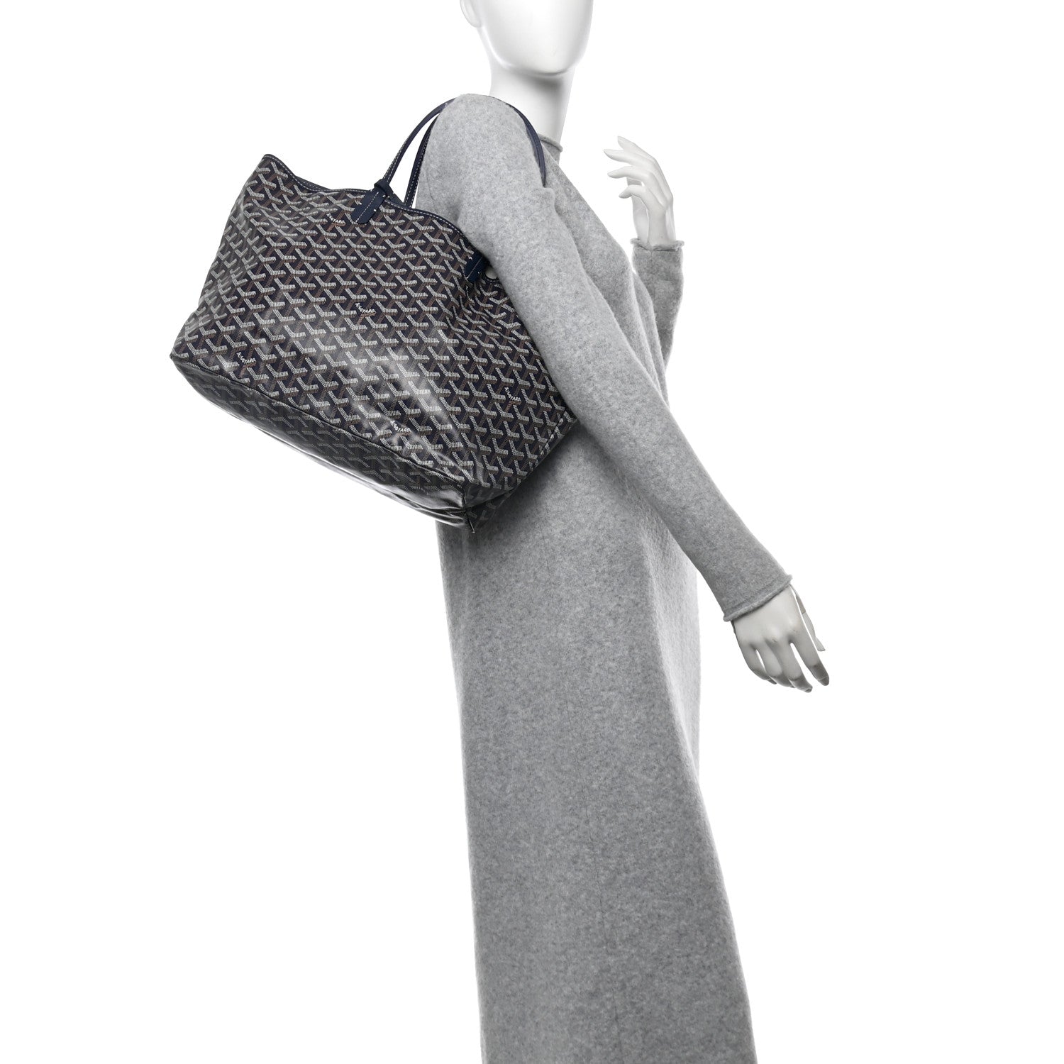 Goyard Goyardine Saint Louis PM Navy 2 of 11