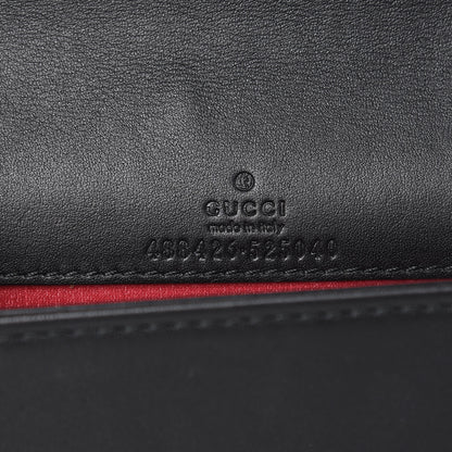 Gucci Velvet Matelasse GG Marmont Mini Bag Black 6 of 12