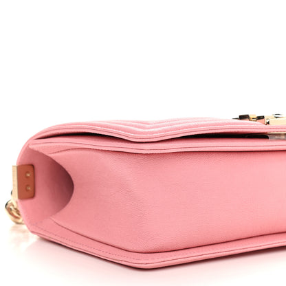 Chanel Caviar Quilted Medium Boy Flap Pink 8 of 9
