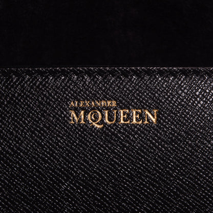 Alexander McQueen Grain Calfskin Mini Heroine Satchel Black 6 of 10