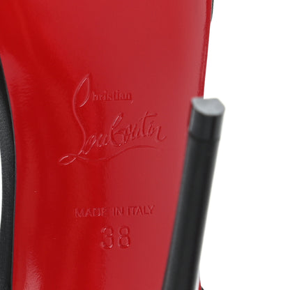 Christian Louboutin Nappa Loubi Queen 100 Sandals 38 Black 6 of 8