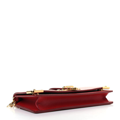 Prada Saffiano Cahier Mini Bag Fuoco 3 of 6