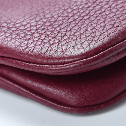 Gucci Cellarius Calfskin Small 1973 Chain Shoulder Bag Cherry Gloss 14 of 16