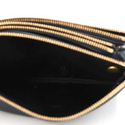 Celine Lambskin Small Trio Crossbody Bag Black 7 of 10