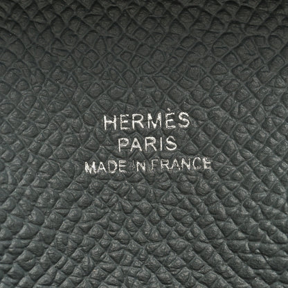 Hermes Epsom Verso Bastia Coin Purse Bleu Indigo Vert Amande 7 of 8