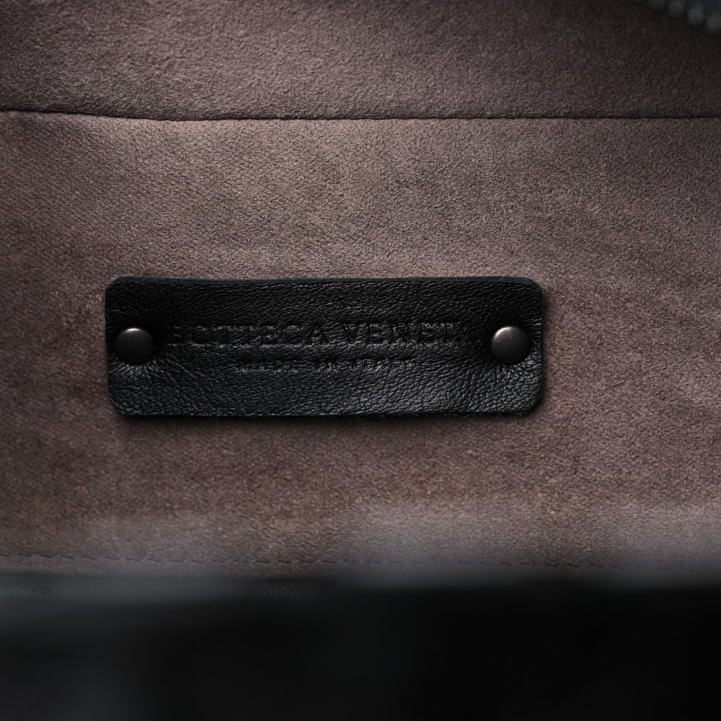 Nappa Intrecciato Brick Tote Black