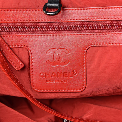 Chanel Nylon Quilted Coco Cocoon Bowler Black 6 of 9