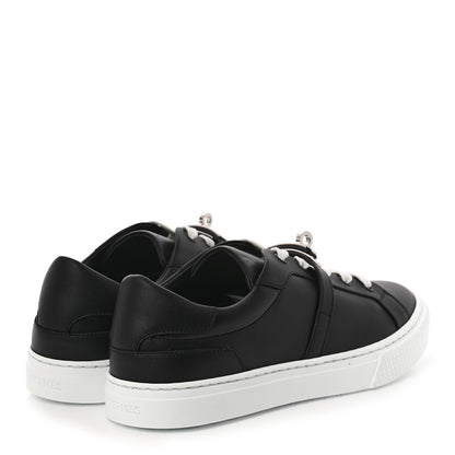 Hermes Calfskin Day Sneakers 37 Black 4 of 10