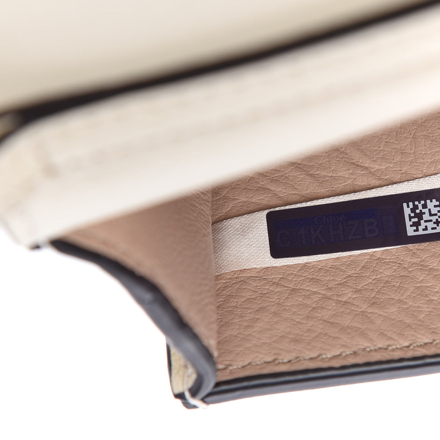 Calfskin Small Nile Bracelet Minaudiere Bag Off White