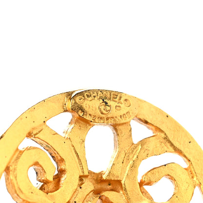 Chanel CC Clip On Earrings Gold 4 of 4