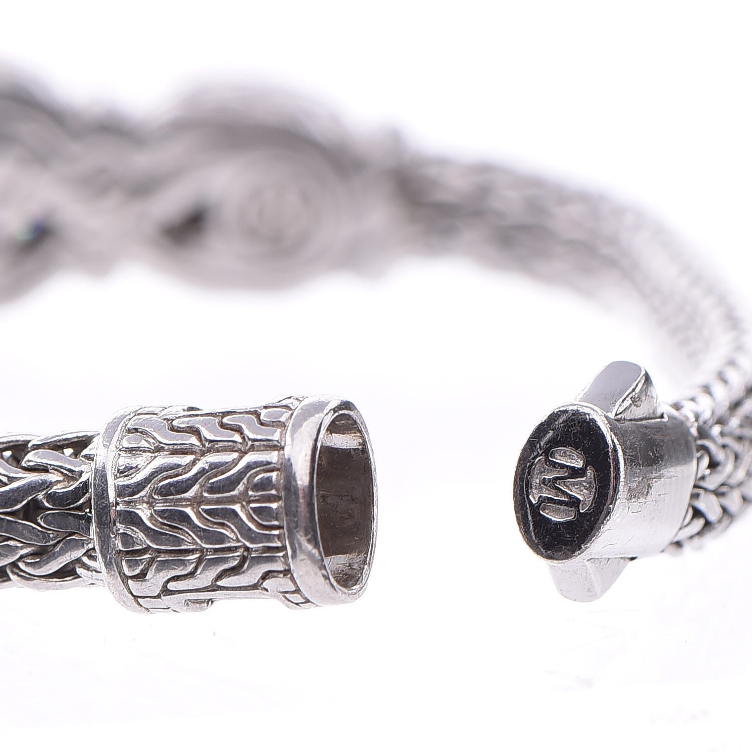 John Hardy Sterling Silver Diamond Black Onyx Batu Sari Bracelet 6 of 6