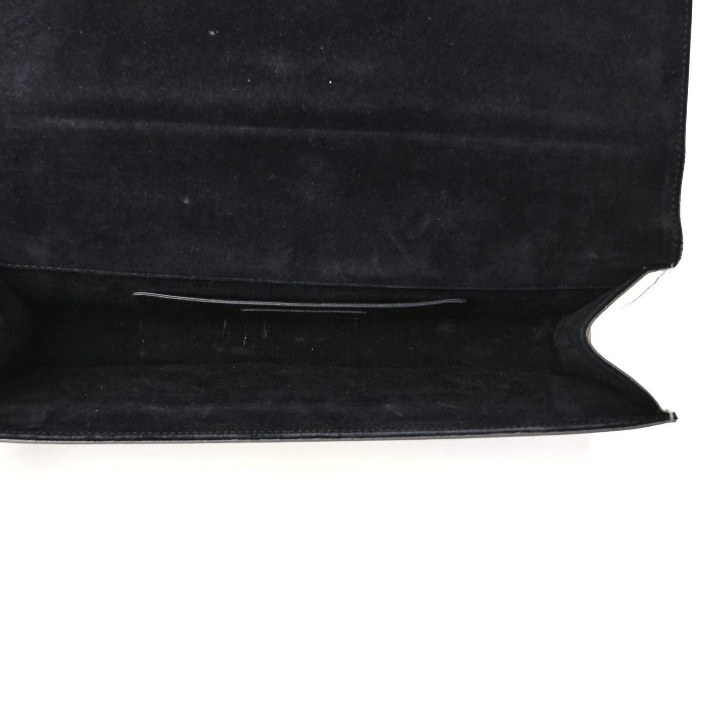 Metallic Calfskin Classic Monogram Cassandre Clutch Silver