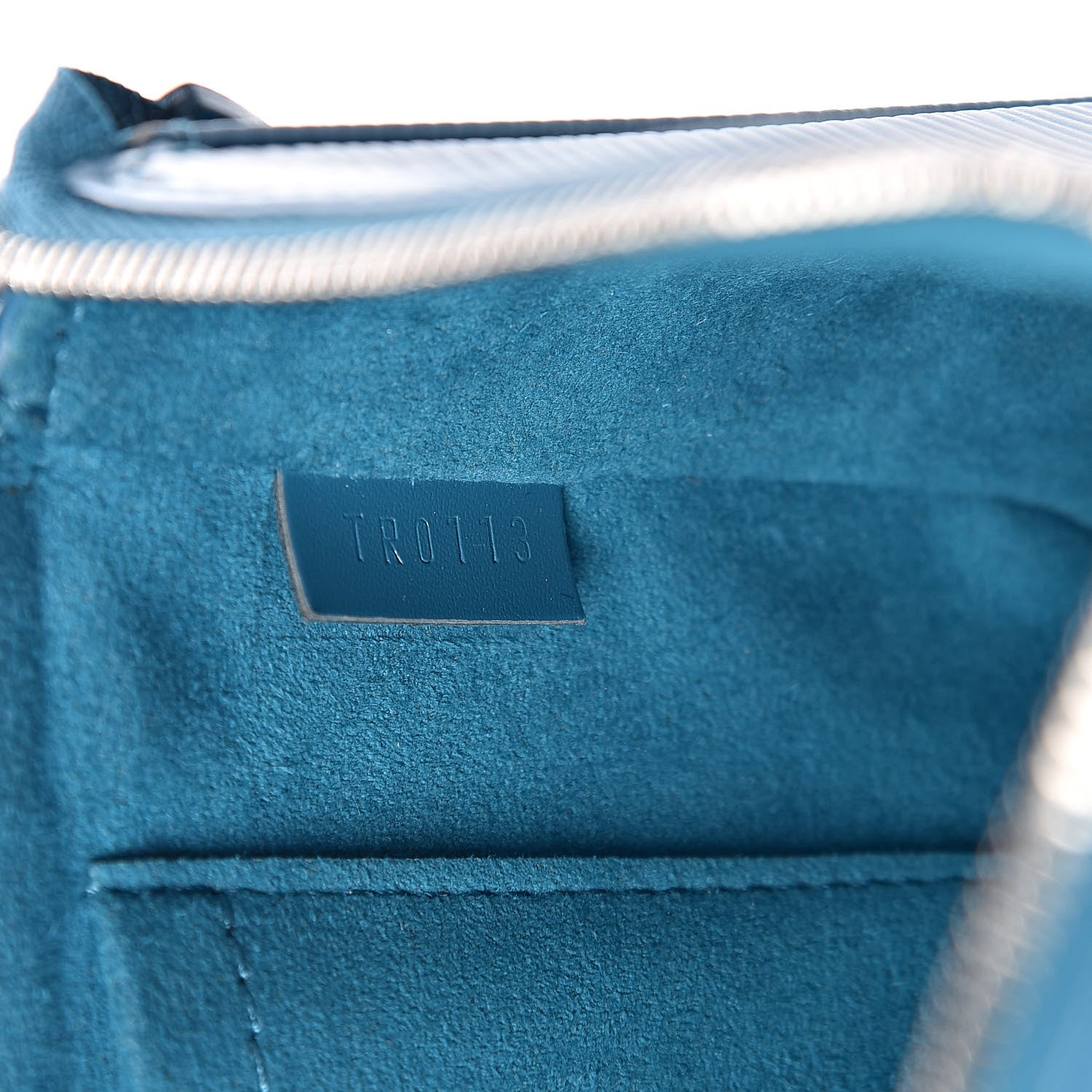 Louis Vuitton Epi Pochette Accessories NM Cyan 6 of 9