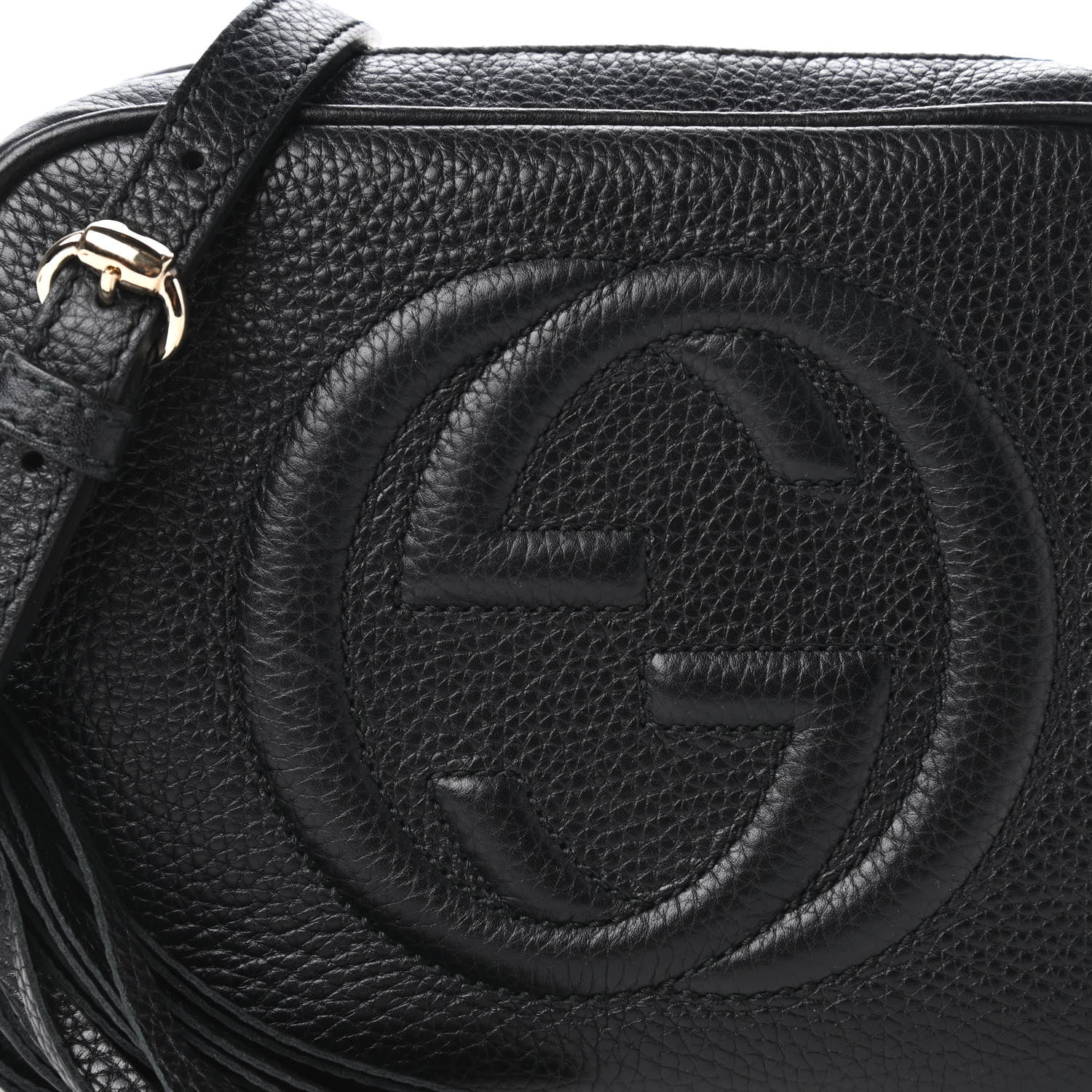 Gucci Pebbled Calfskin Small Soho Disco Bag Black 10 of 10