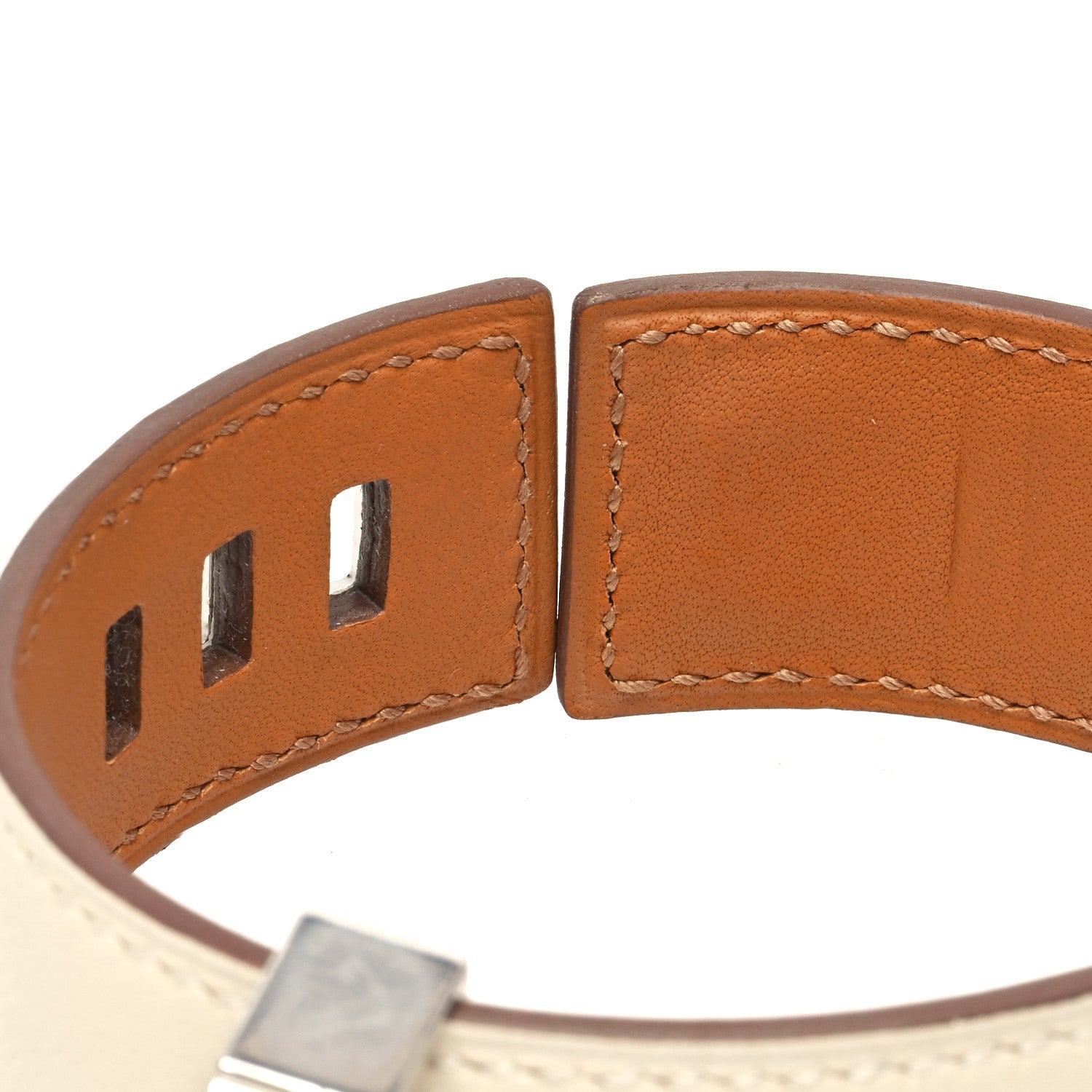 Hermes Swift Collier de Chien CDC 24 Bracelet T2 Nata 5 of 7