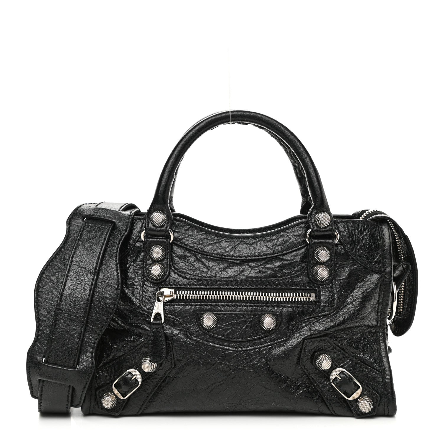 Balenciaga Agneau Giant 12 Silver Hardware Mini City Black 1 of 11