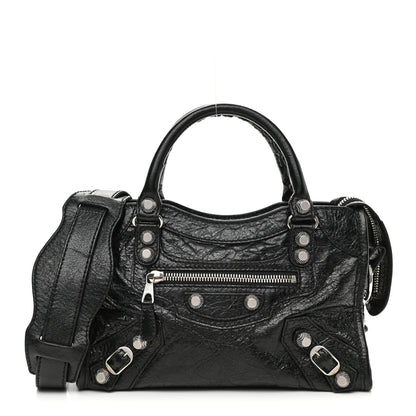 Balenciaga Agneau Giant 12 Silver Hardware Mini City Black 1 of 11