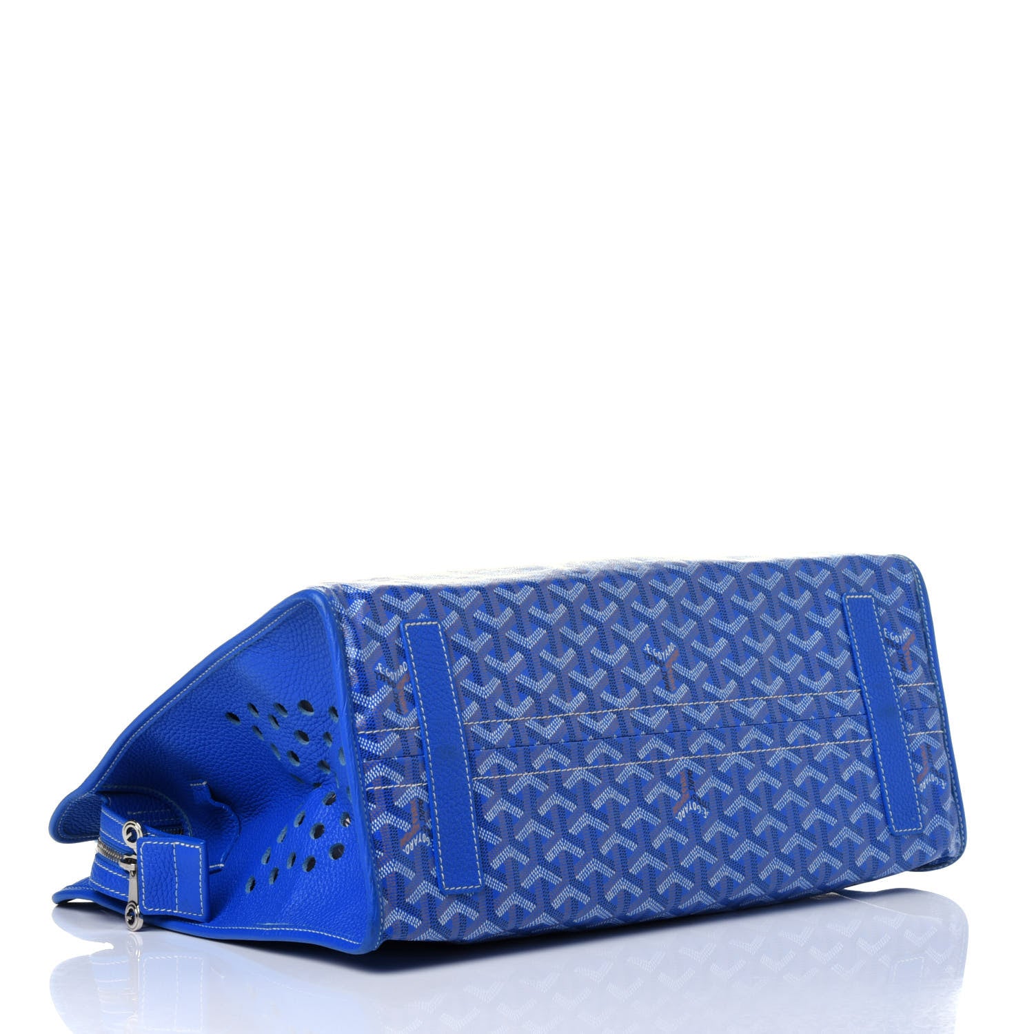 Goyard Goyardine Sac Hardy Pet Carrier PM Sky Blue 4 of 10