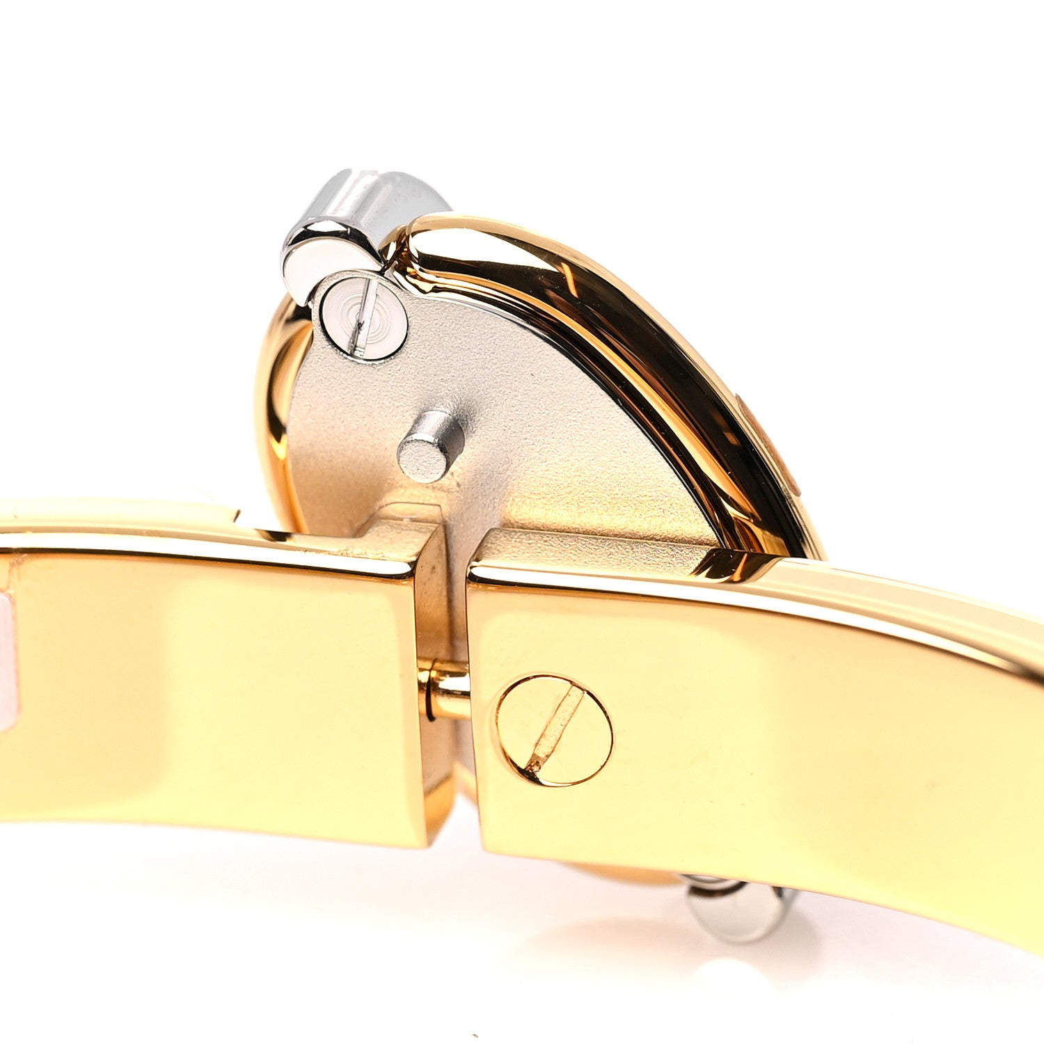 Hermes Enamel Mini Farandole Clic Chaine D'Ancre Bracelet Creme 5 of 6