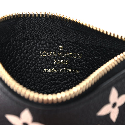 Louis Vuitton Empreinte Monogram Giant Key Pouch Black Beige 5 of 7