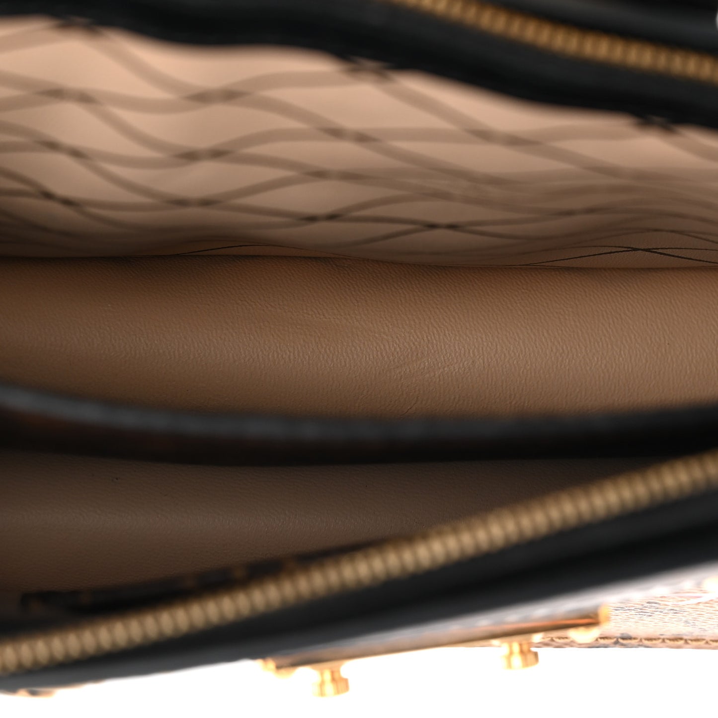 Reverse Monogram Trunk Clutch