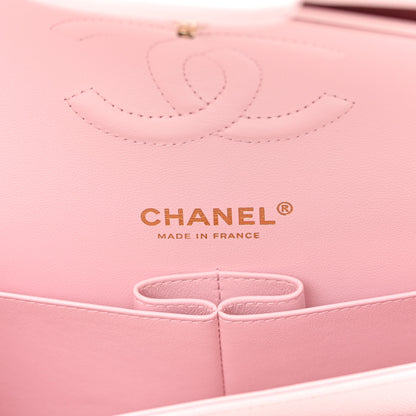 Chanel Caviar Quilted Medium Double Flap Light Pink 6 of 11