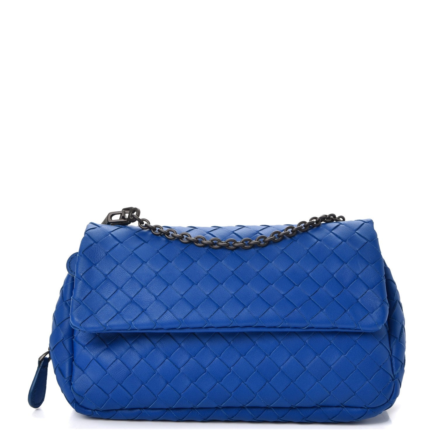 Bottega Veneta Nappa Intrecciato Small Chain Crossbody Bleuette 1 of 10