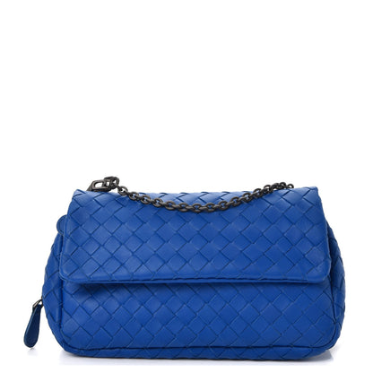 Bottega Veneta Nappa Intrecciato Small Chain Crossbody Bleuette 1 of 10
