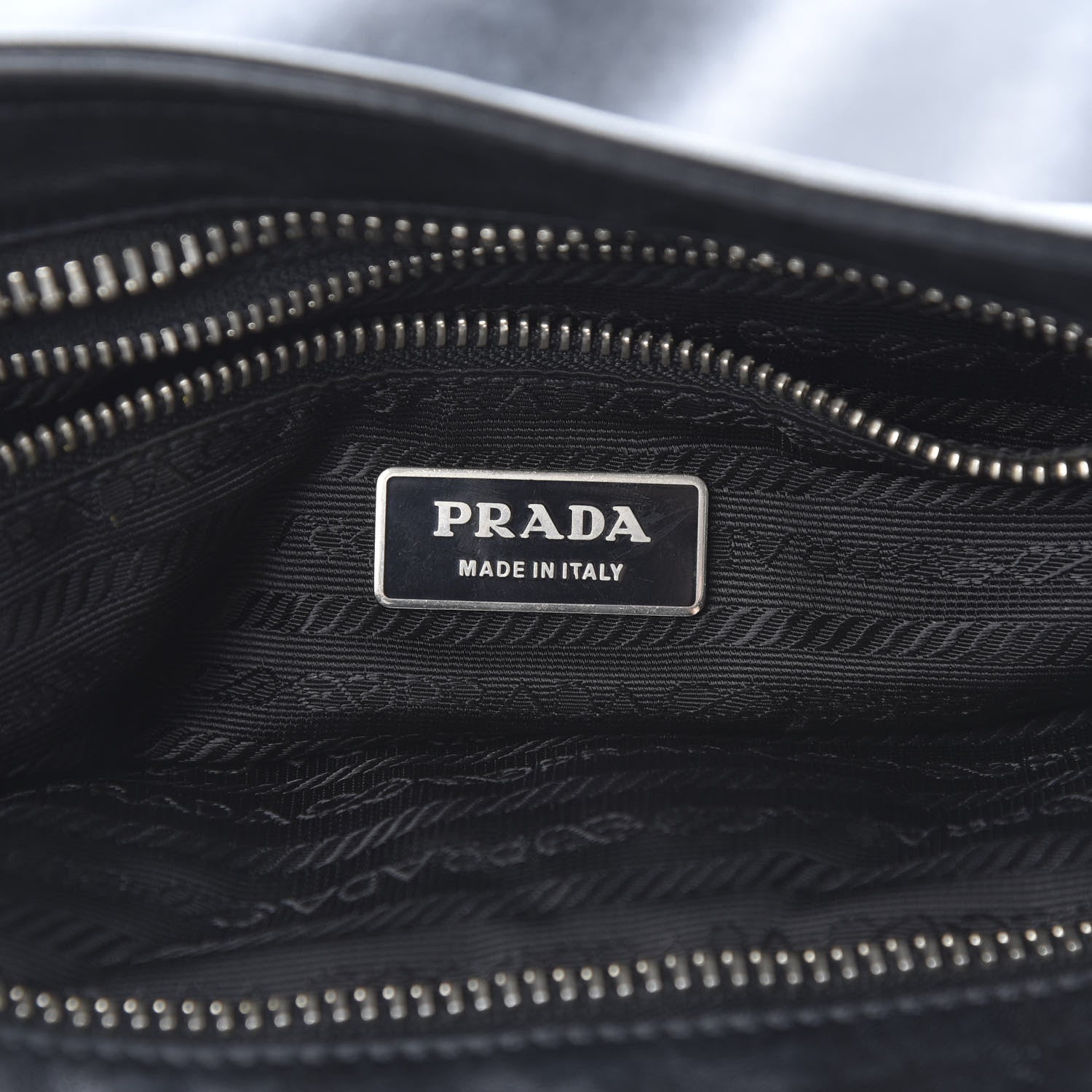 Prada Nappa Flat Messenger Bag Black 6 of 15