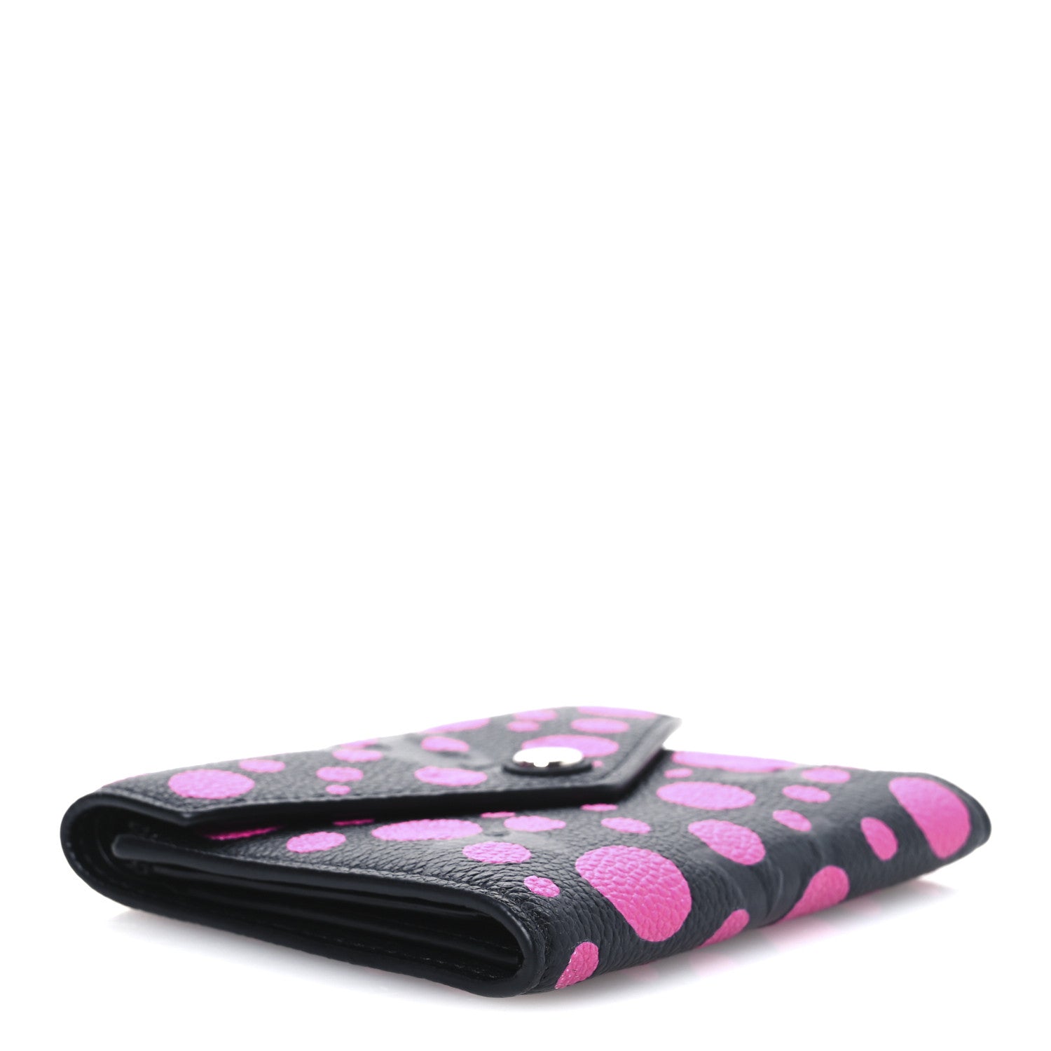 Louis Vuitton LV X YK Empreinte Monogram Victorine Wallet Black Fuchsia 4 of 9