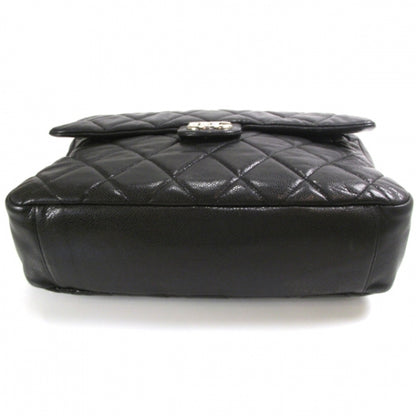 Chanel Caviar Maxi Flap Messenger Bag Black 4 of 12