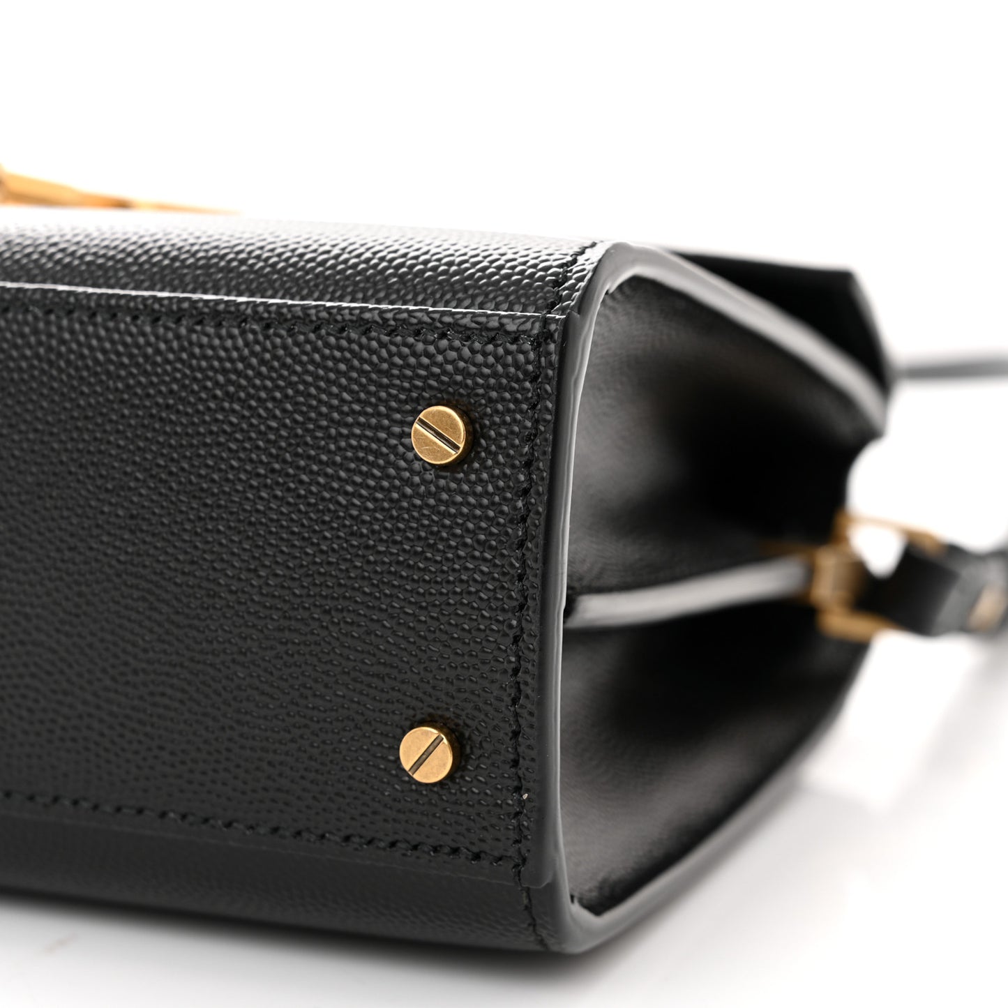 Grain de Poudre Mini Classic Monogram Cassandra Top Handle Black