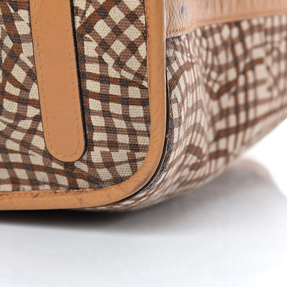MCM Visetos Medium Liz Reversible Shopper Tote Cognac 28 of 29