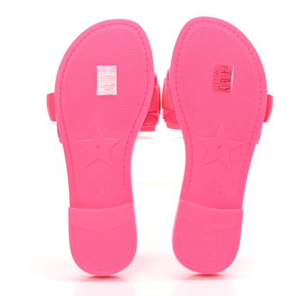 Christian Dior Technical Stretch Fabric Camouflage Dio(r)evolution Slide Sandals 38 Fuchsia Fluo 5 of 8
