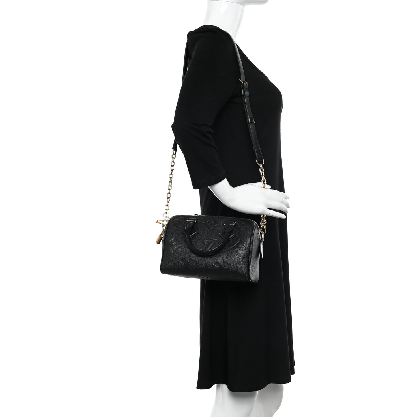 Empreinte Monogram Giant Speedy Bandouliere 20 Black