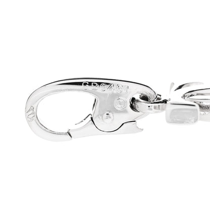 Cartier 18K White Gold Logo Charm 5 of 6