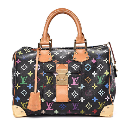Louis Vuitton Monogram Multicolor Speedy 30 Black 1 of 15
