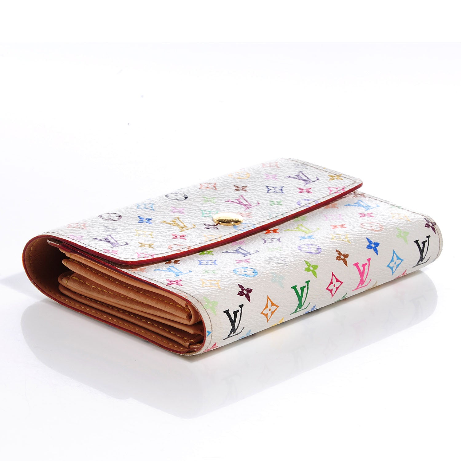 Louis Vuitton Monogram Multicolor Alexandra Wallet White 4 of 8