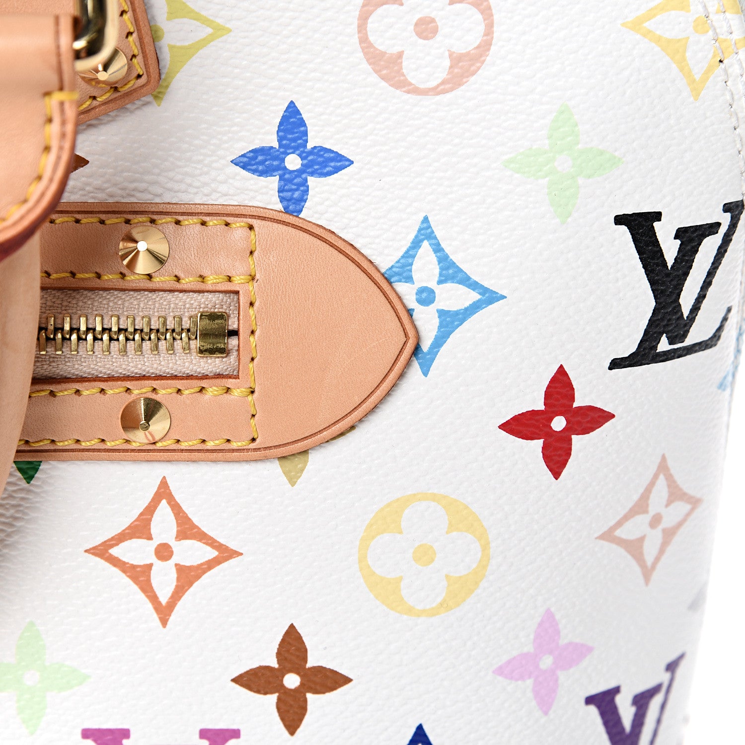 Louis Vuitton Monogram Multicolor Alma White 11 of 12