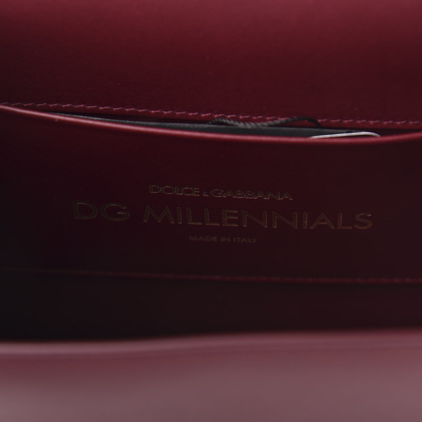 Nappa DG Millennials Shoulder Bag Purple