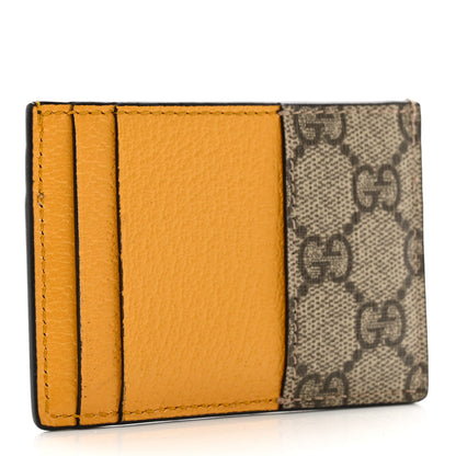 Gucci GG Supreme Monogram Neo Vintage Card Holder Beige Crop New Acero 4 of 8